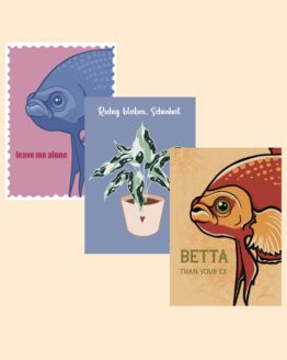 Postkarte Mix 3er Set